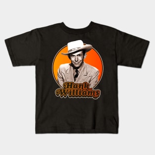 Retro Hank Williams Tribute Kids T-Shirt